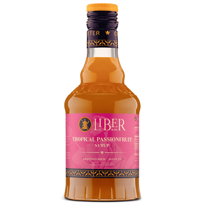 American-made grapefruit and cocktail syrup bottle representing flavored and maple syrups