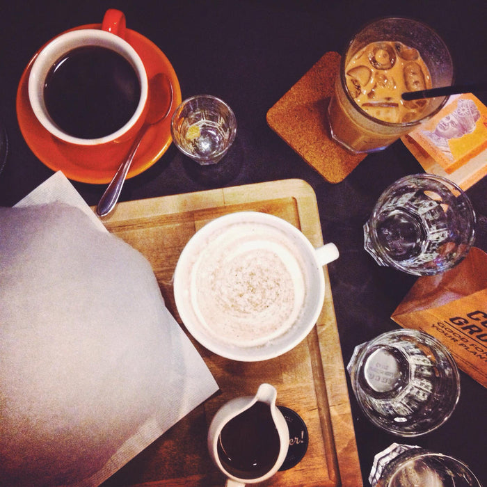 Coffee drinks from American roasters and tea blends from U.S. producers