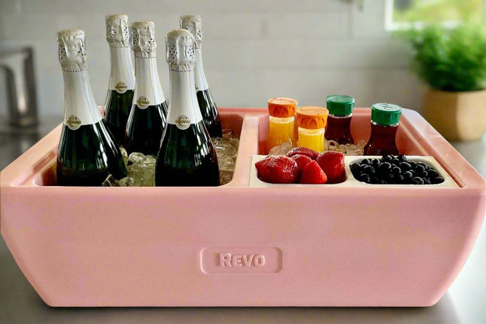 American-made beverage tubs, REVO party coolers and insulated tabletop chillers