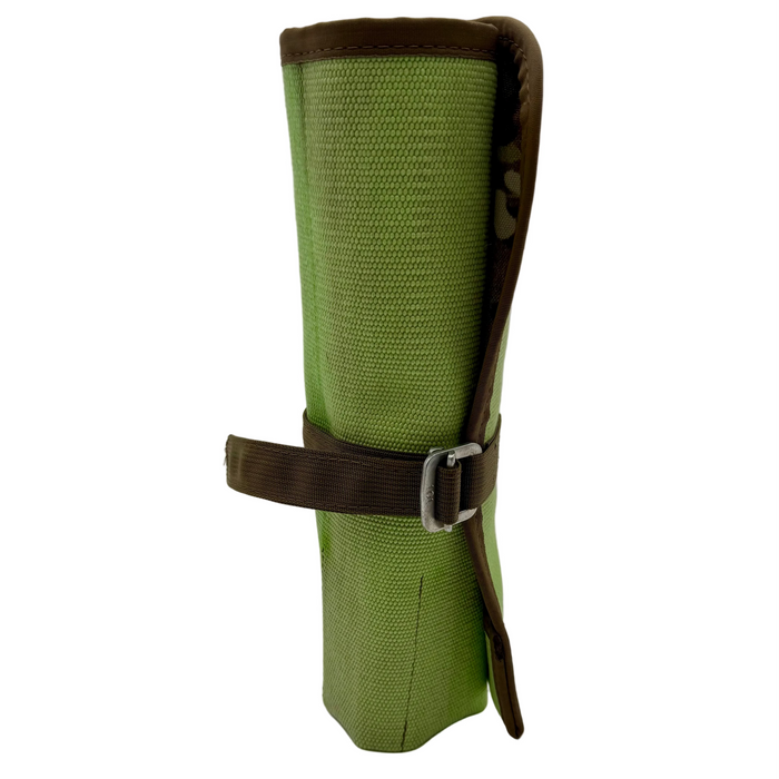 Durable organized fire hose utility tool roll for outdoor field equipment