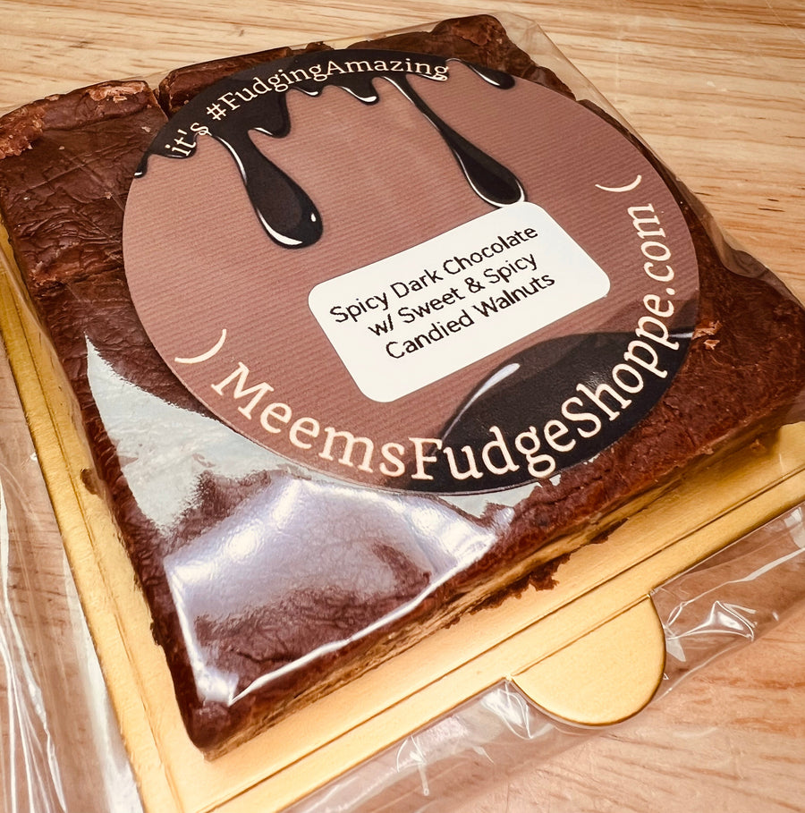 Handmade Spicy Dark Chocolate Walnut Fudge - product image 3
