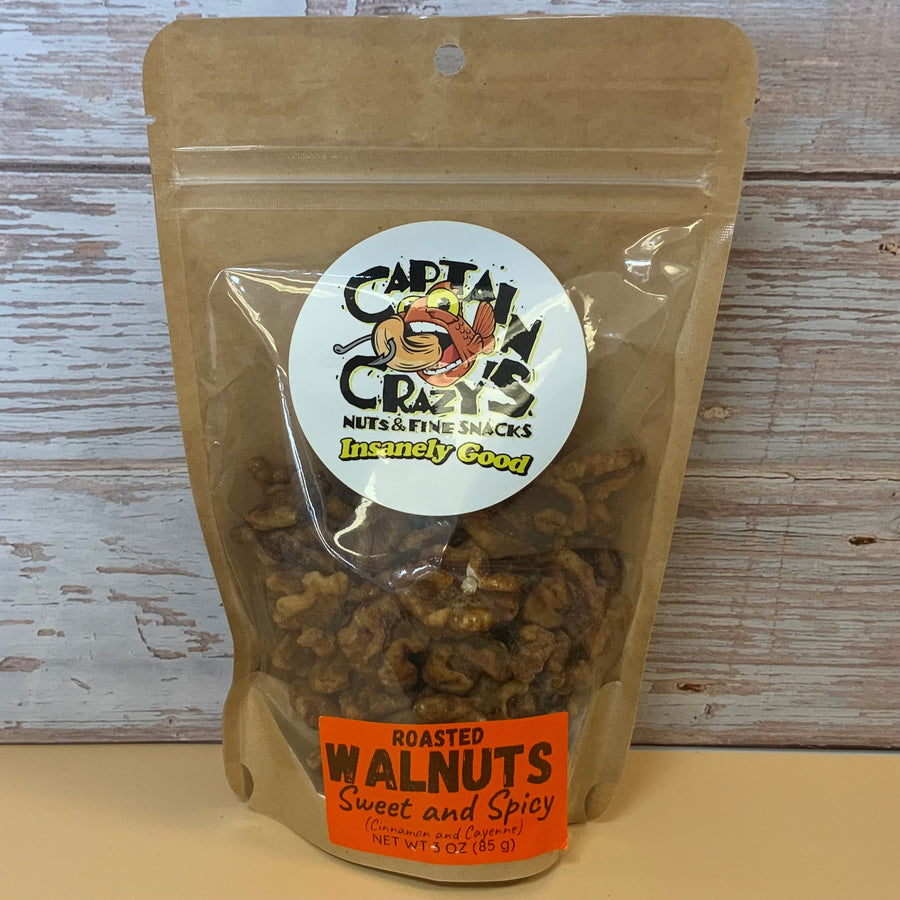Sweet & Spicy Roasted Walnuts — snack product photograph 2