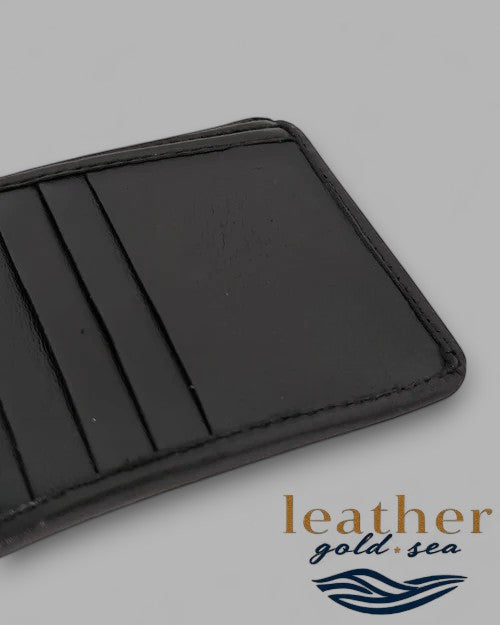 Cowhide Leather Wallet – Rugged Hard Case Design