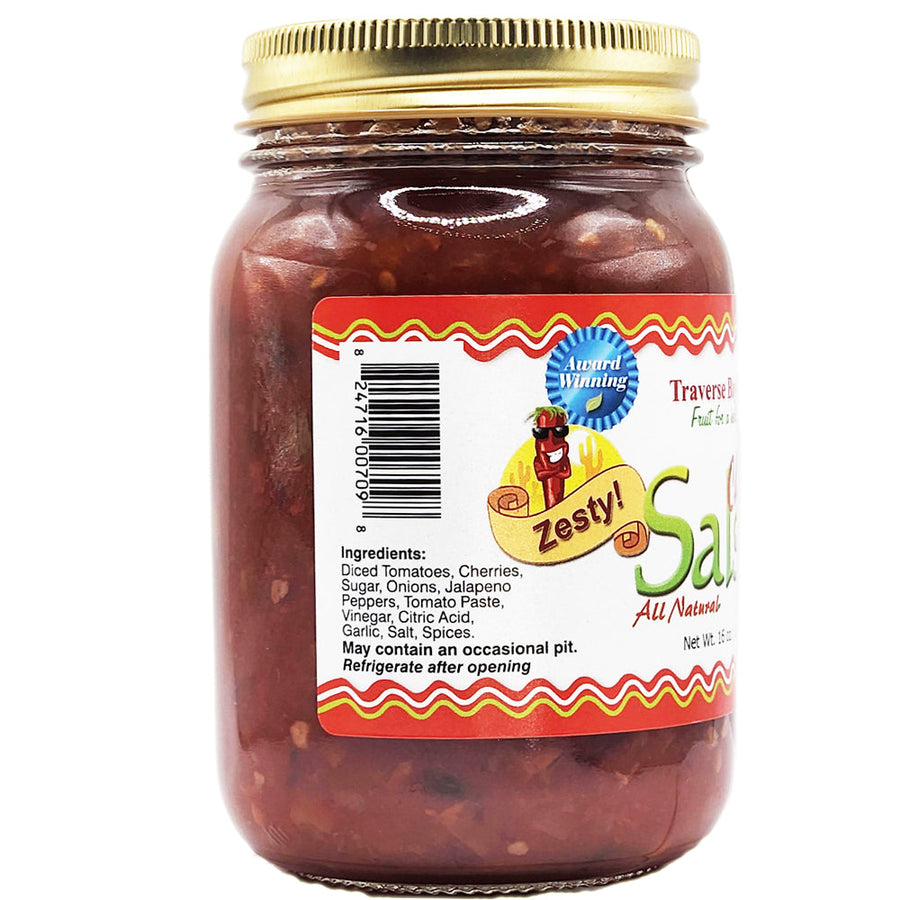 Cherry Salsa  - Zesty (spicy but not too hot!), 16 oz - product image 2