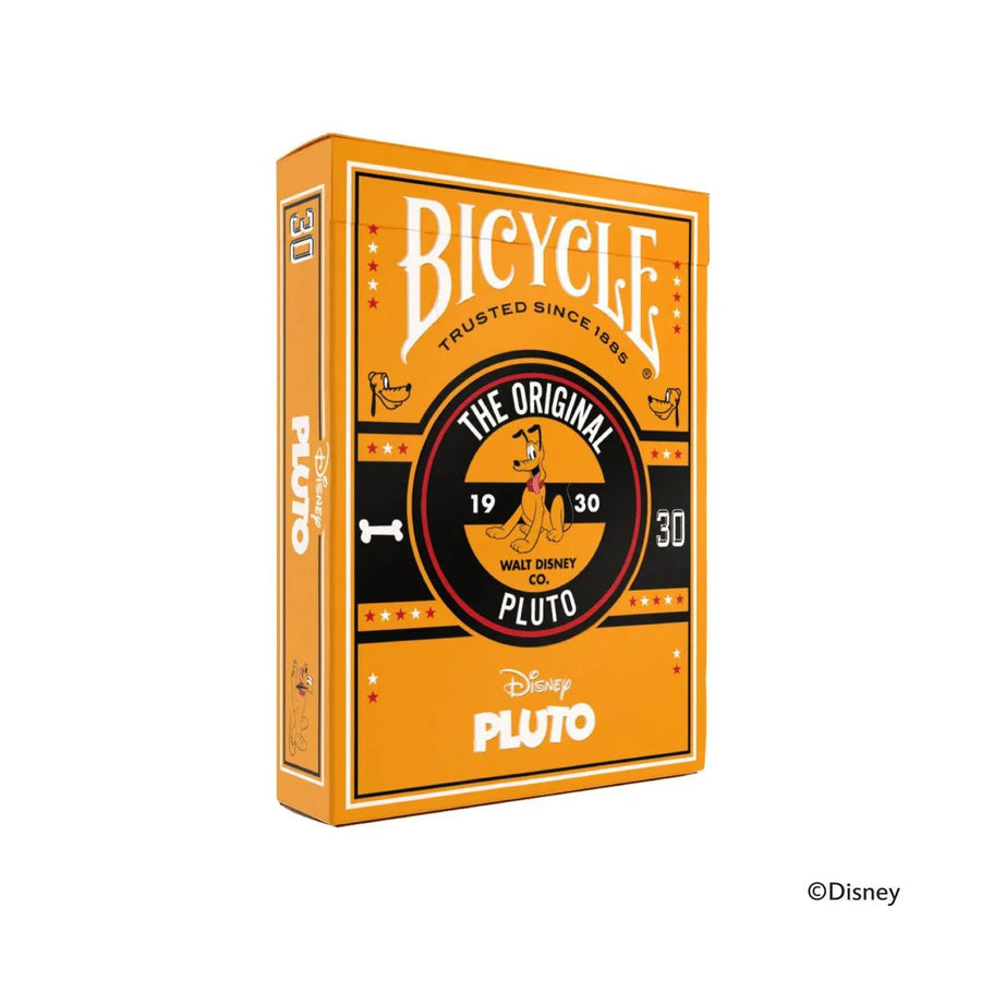 Orange Bicycle Disney Pluto tuck box front