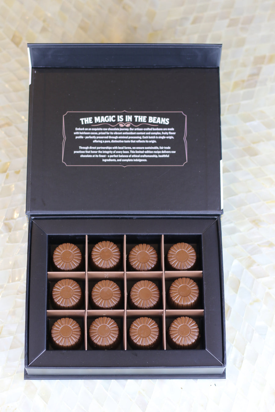 Product photograph for Coconut Milk Chocolate Bonbons, 12ea