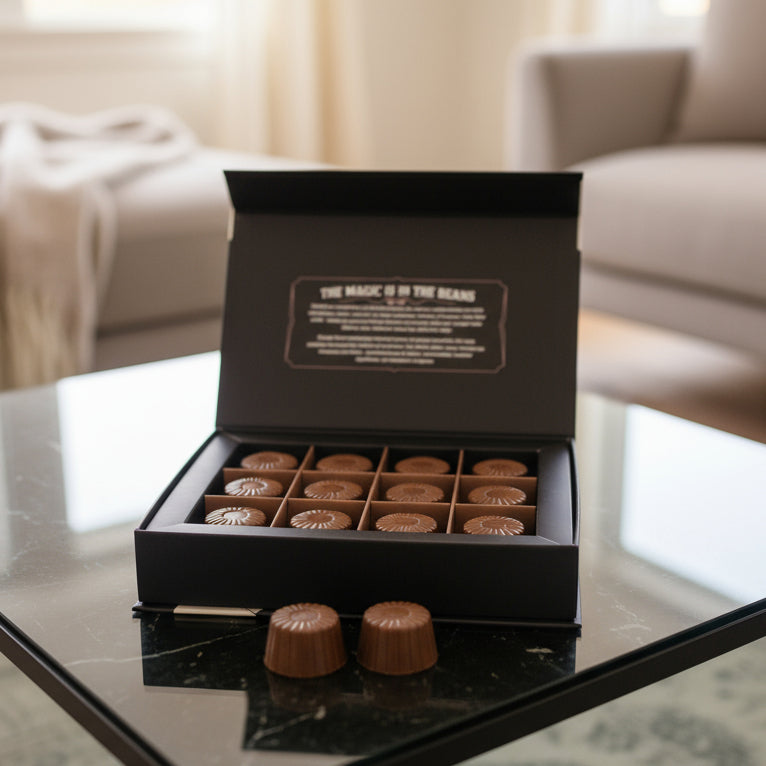 Product photograph for Coconut Milk Chocolate Bonbons, 12ea
