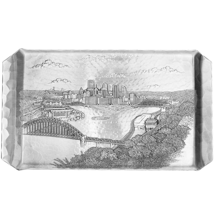 Product view of Pittsburgh Skyline Hostess Tray