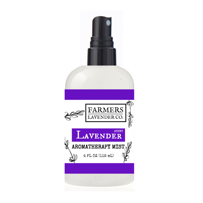 Lavender Aromatherapy Mist — front of labeled fragrance spray bottle