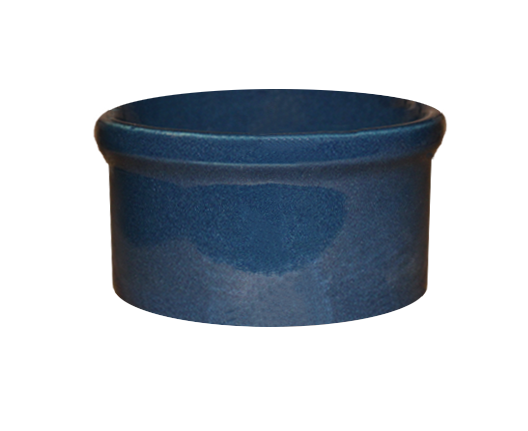 Midnight blue stoneware ramekin for baking and serving