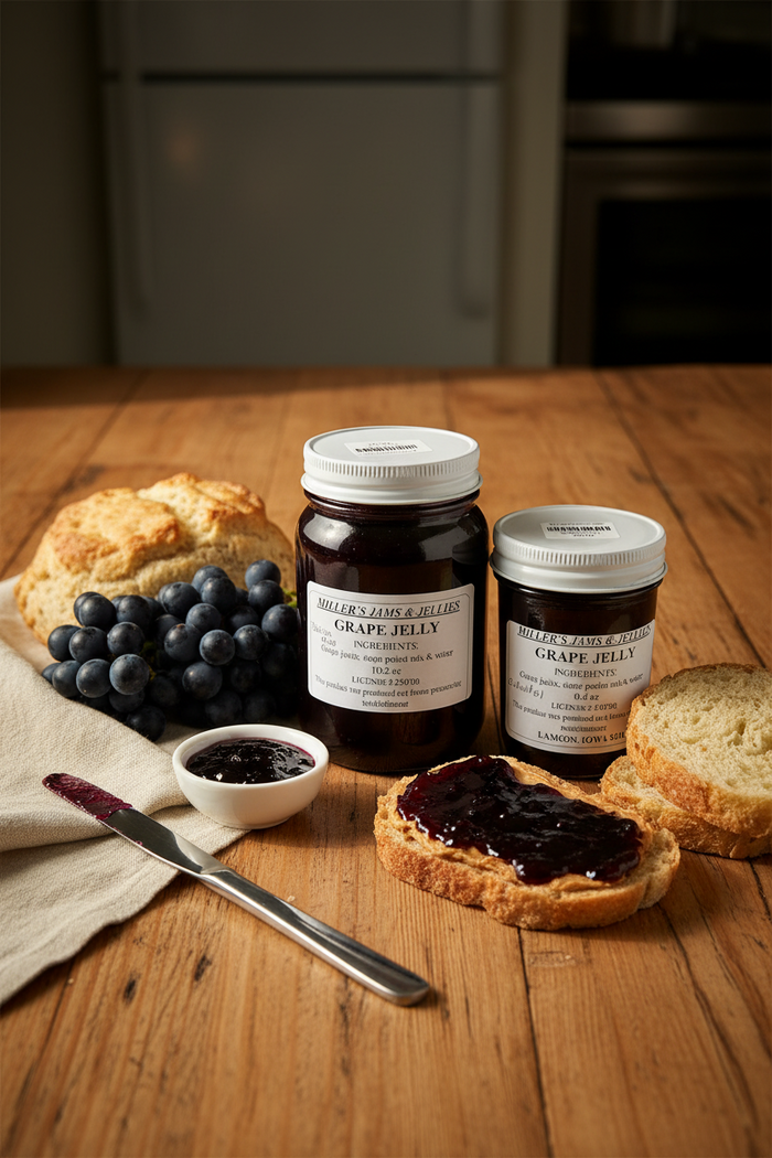 Miller’s Grape Jelly | Authentic Local Amish-Made Spread – product listing image 1