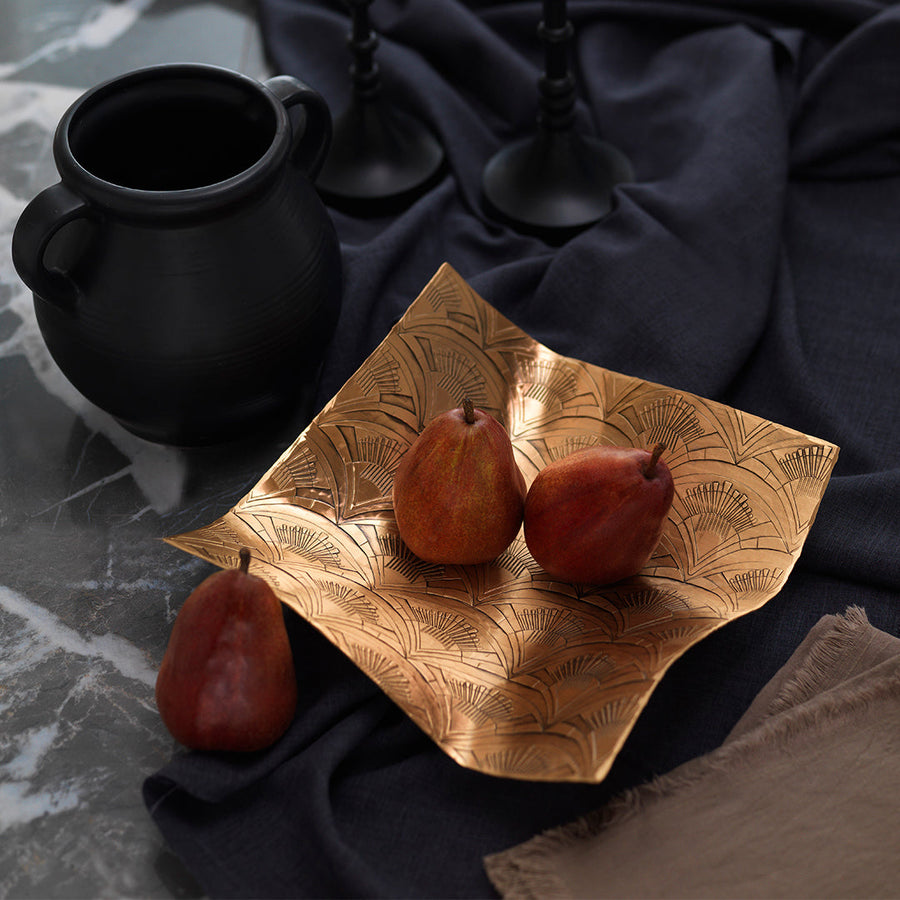 Styled display featuring 1923 Wavy Bowl