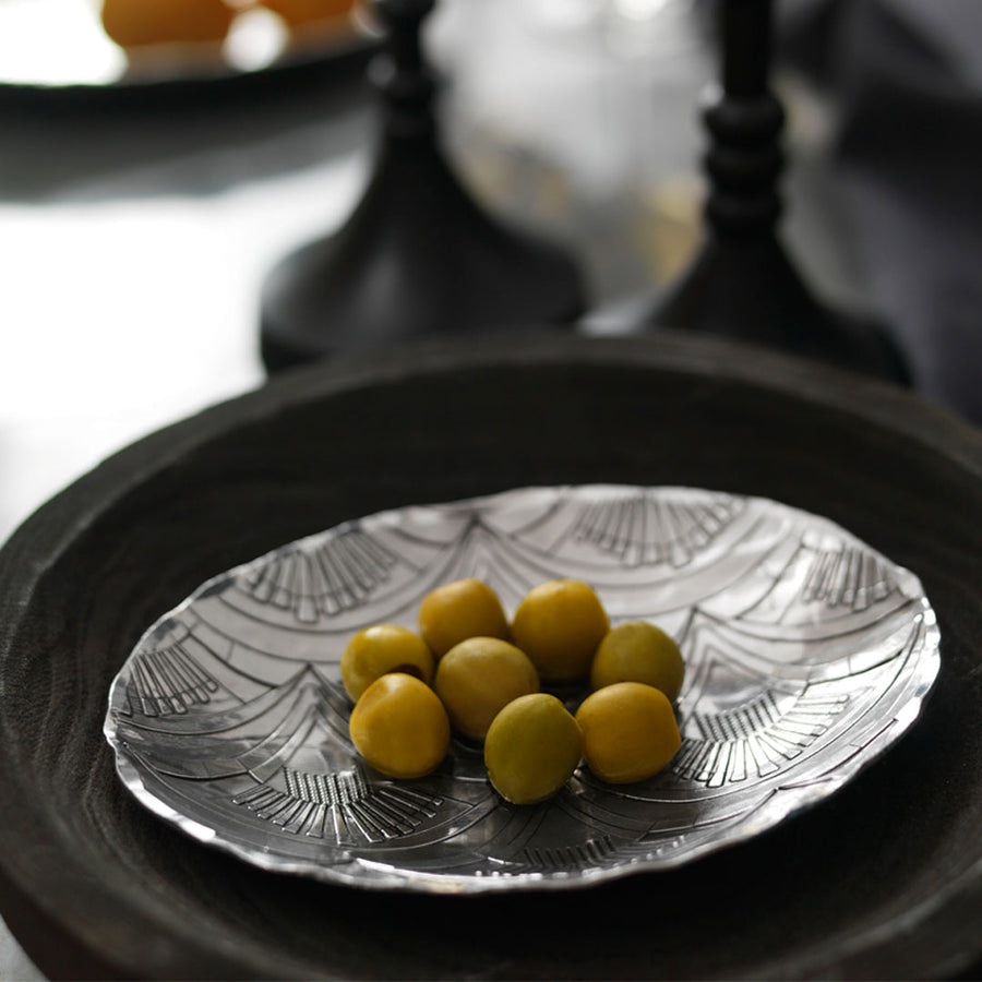 Styled display featuring 1923 Small Oval Bowl