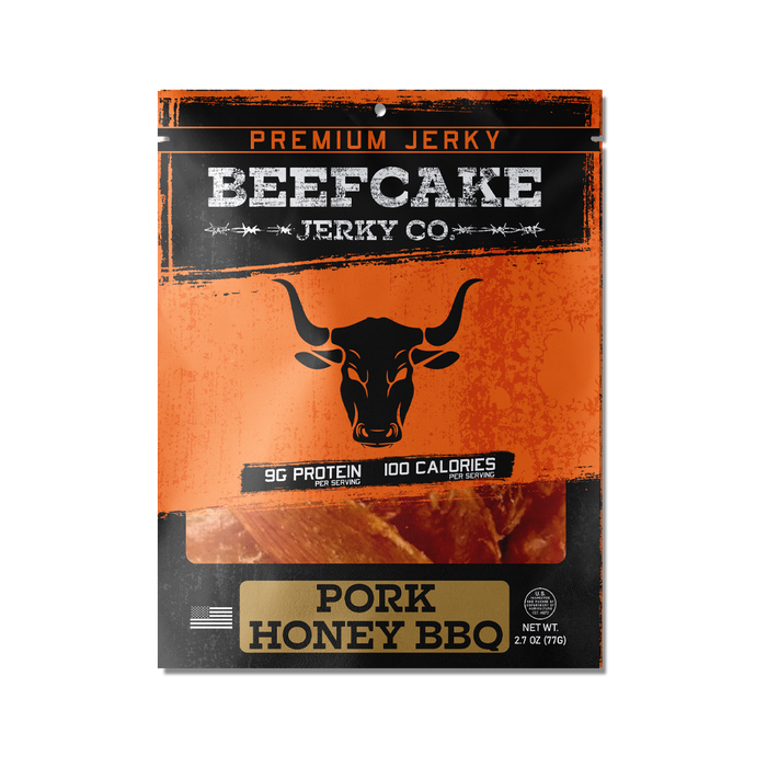Honey BBQ Pork Jerky – 2.7 oz – product image 1