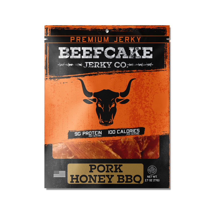 Honey BBQ Pork Jerky – 2.7 oz – product image 1