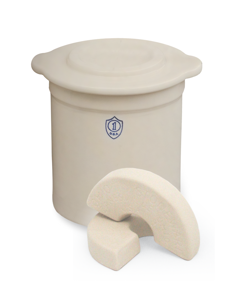 1-Gallon Stoneware Crock Starter Kit