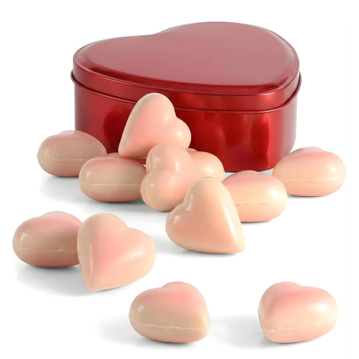Ruby Chocolate Heart Truffles white chocolate, 18 pc
