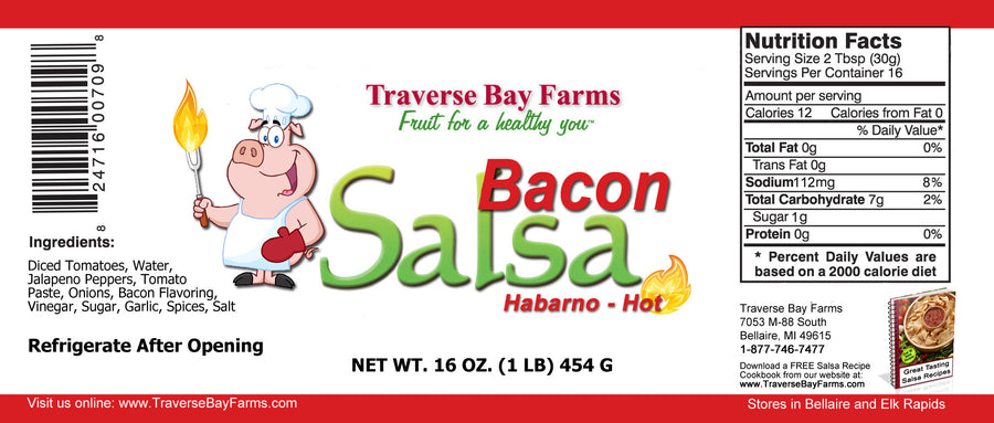 Bacon Salsa - Habanero Hot, 16 oz - product image 3