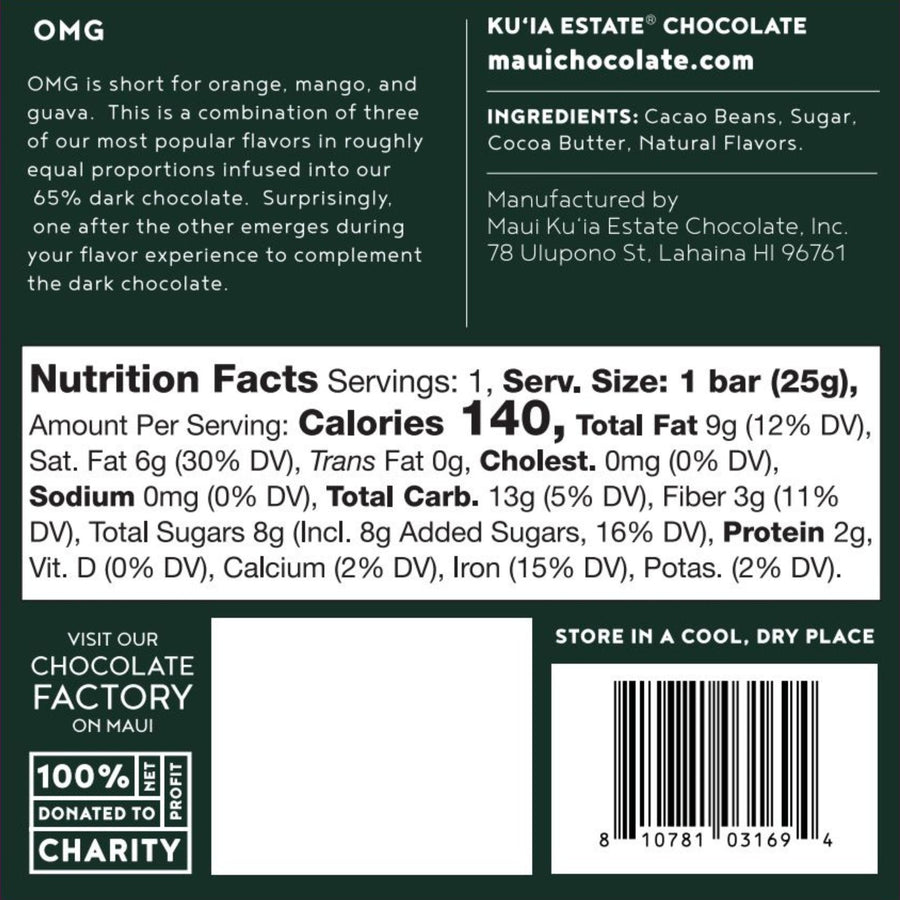 Orange Mango Guava Dark Chocolate Bar — product image 3 of 3
