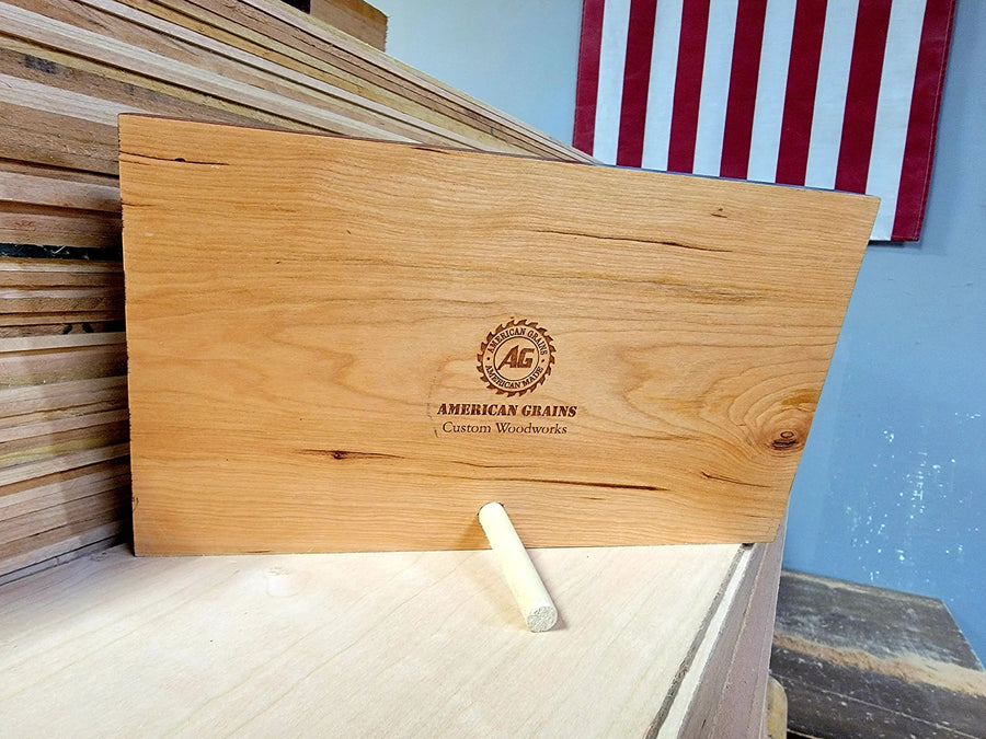Rear view of 2A wooden desktop flag with wooden support