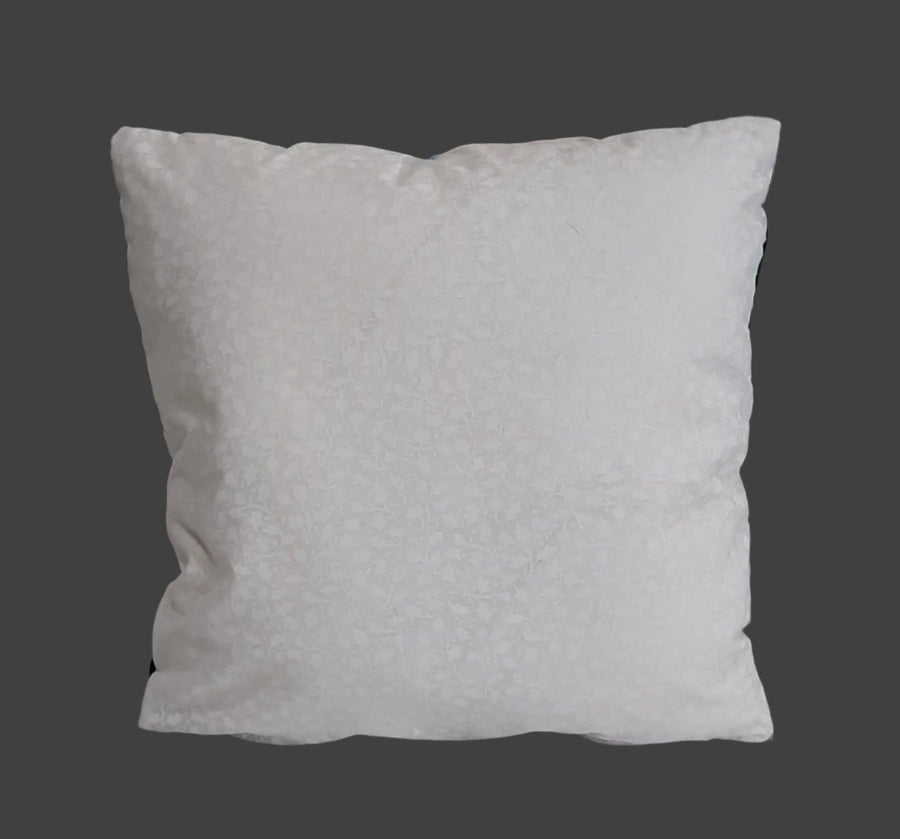 Snowman & Candy Cane Pillow Cover, solid fabric reverse