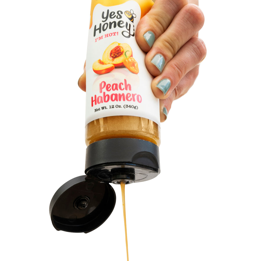 Peach Habanero Hot Honey Drizzler – product image 3