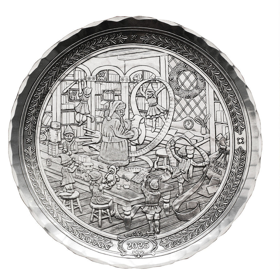 Product view of 2025 Annual Plate- Santa's Workshop