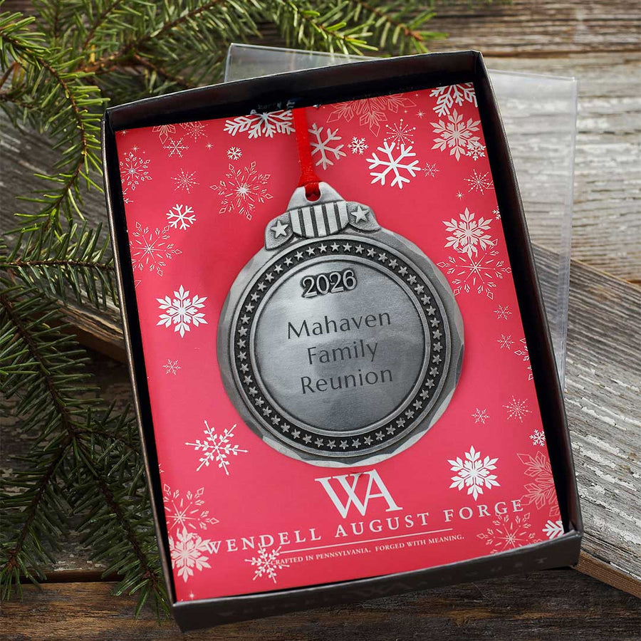 Gift packaging display for 2026 Milestone Ornament