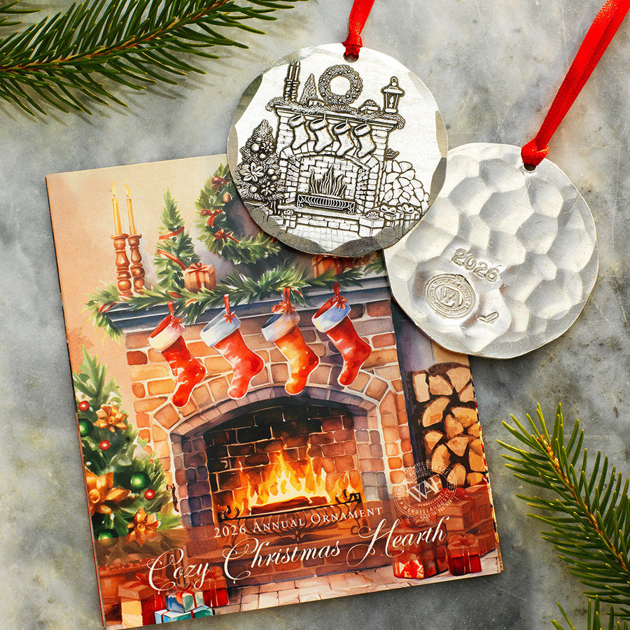 Gift packaging display for 2026 Annual Ornament- Cozy Christmas Hearth