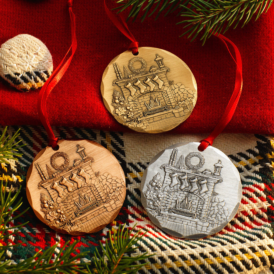 Collection display featuring 2026 Annual Ornament- Cozy Christmas Hearth