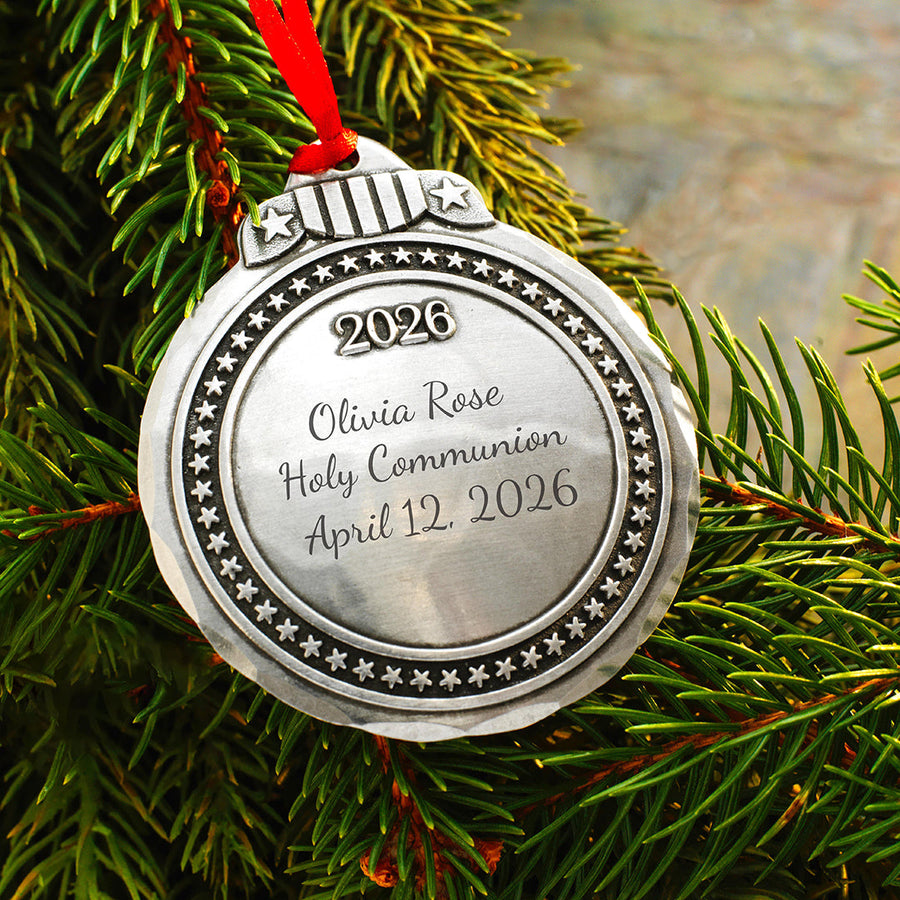 Styled display featuring 2026 Milestone Ornament