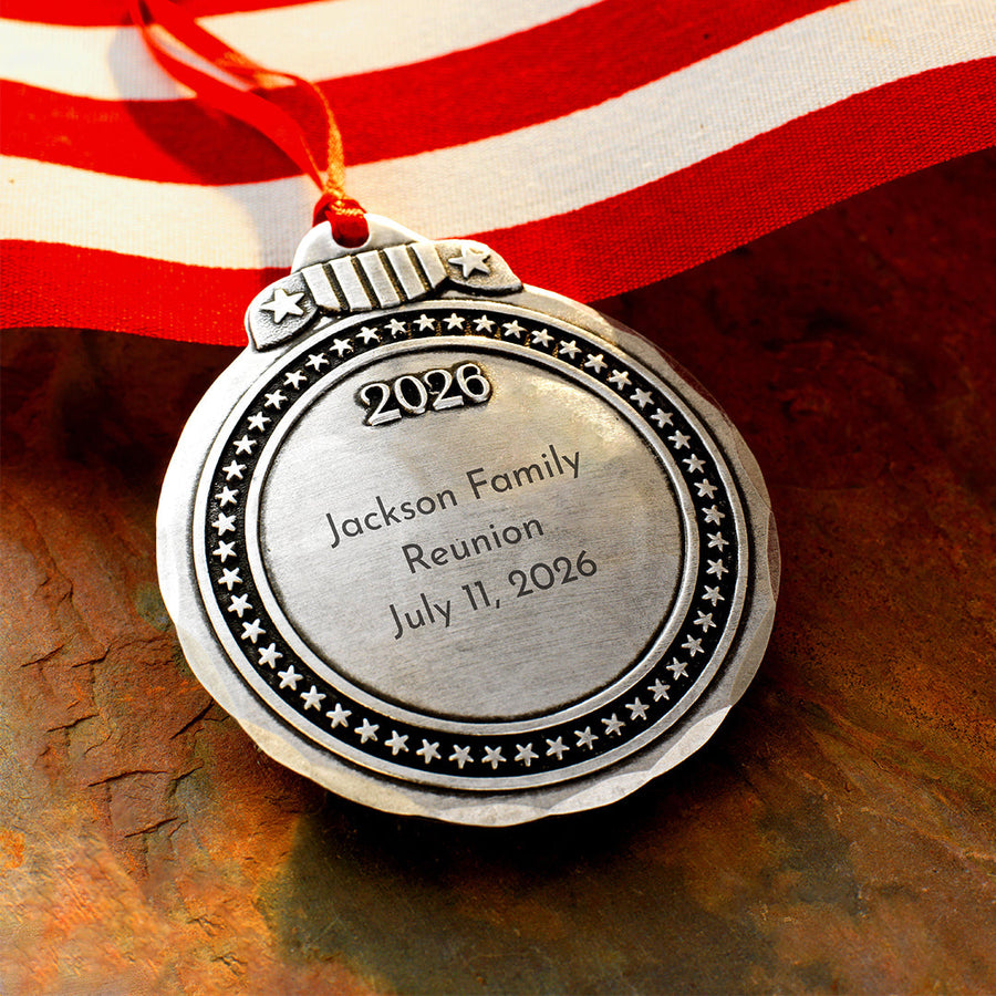 Styled display featuring 2026 Milestone Ornament