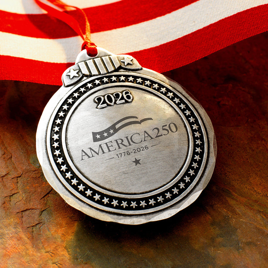 Styled display featuring 2026 Milestone Ornament