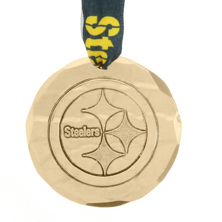 Product view of Pittsburgh Steelers Small Round Ornament