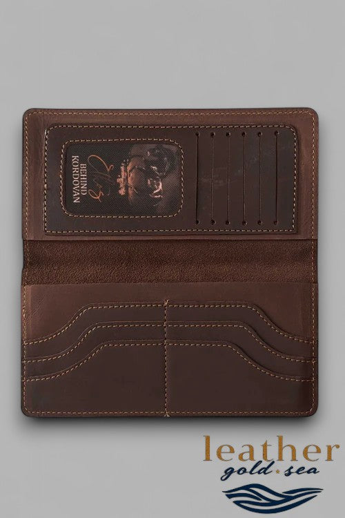 Handmade Brown Wallet for Men – Genuine Leather