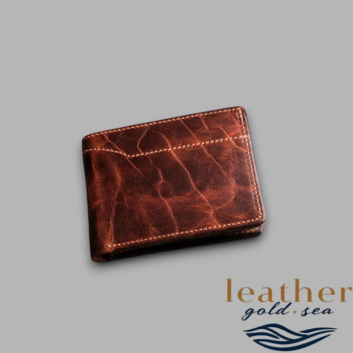 American Leather Wallet – Brown & Durable