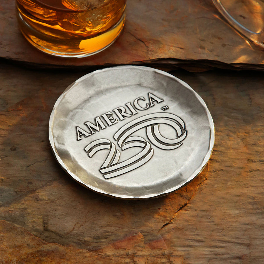 Styled display featuring America250 Coaster