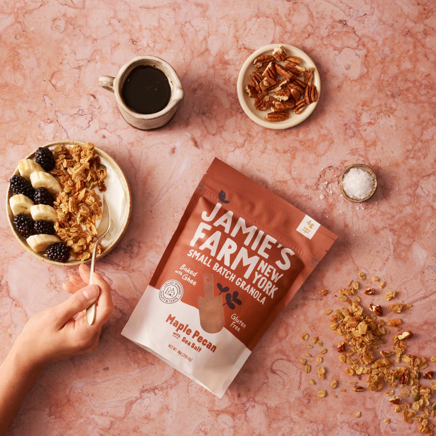 Maple Pecan Granola with Sea Salt