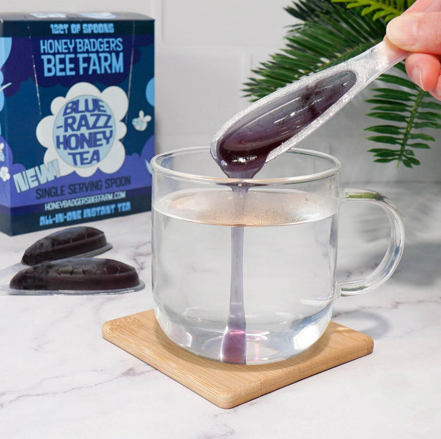 Badgers Honey Spoon /Blue Razz Honey Tea - product image 3