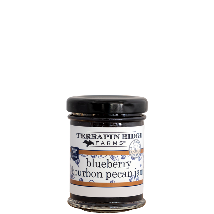 Blueberry Bourbon Pecan Jam – 2oz – product photo