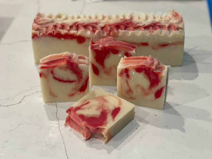 Crisp Apple and Rose Luxury Handmade Soap