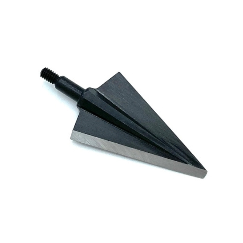 Long carbon-steel single-bevel broadhead