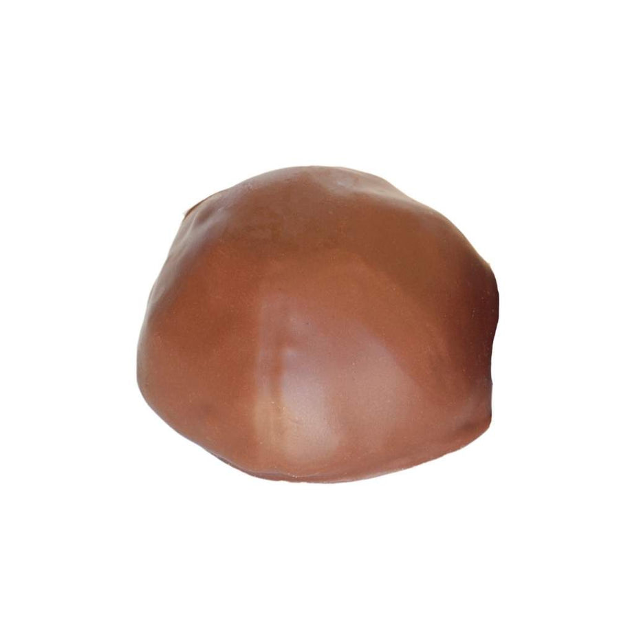 Huckleberry Gem Milk Chocolate Marshmallow Bar — whole unwrapped chocolate-coated gem