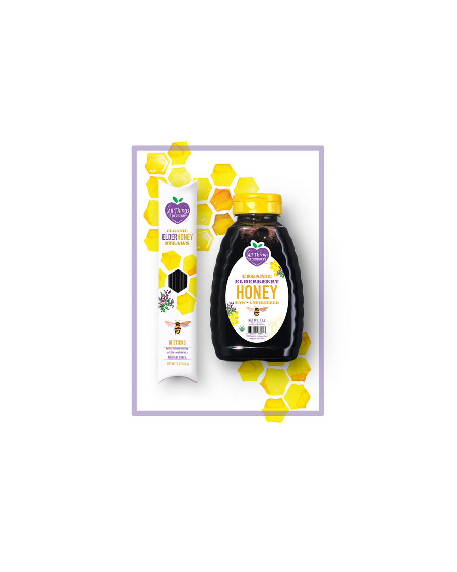 Elderberry Infused Honey – product photo 2