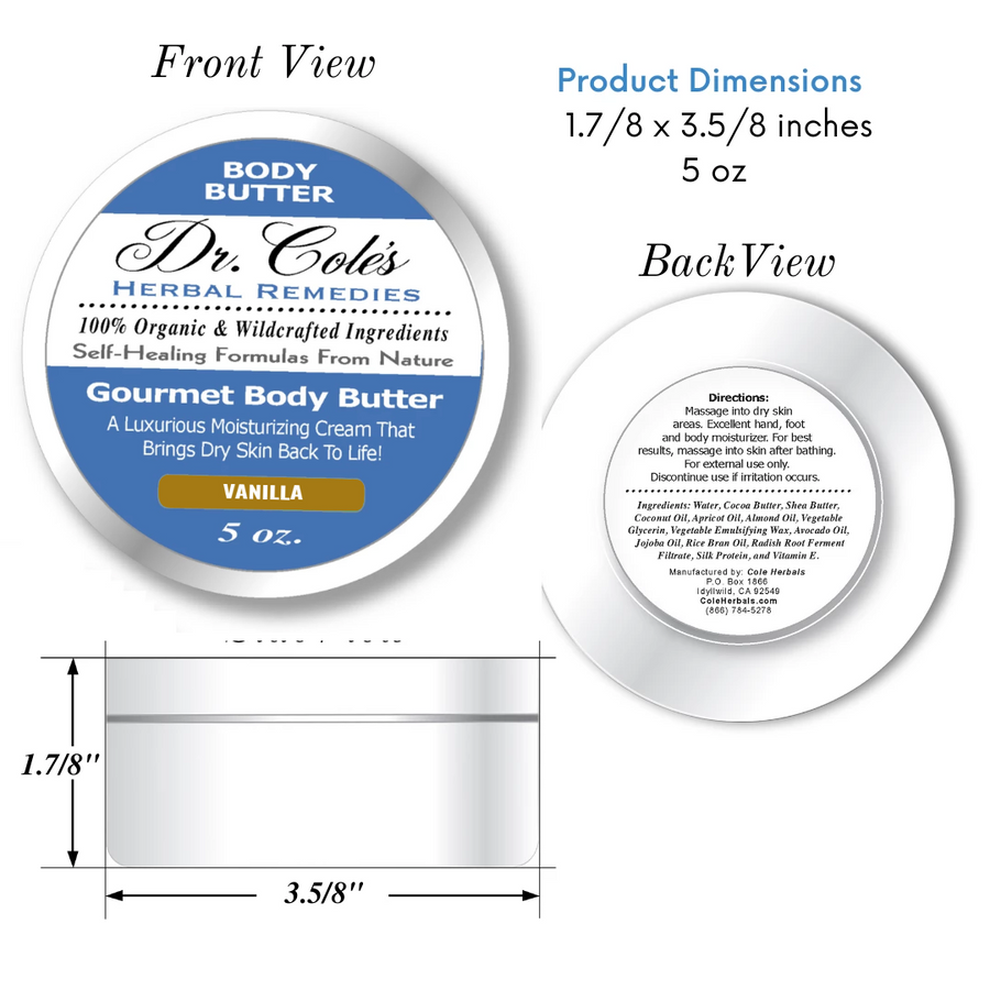 39 - Dr. Cole's Gourmet Body Butter - VANILLA