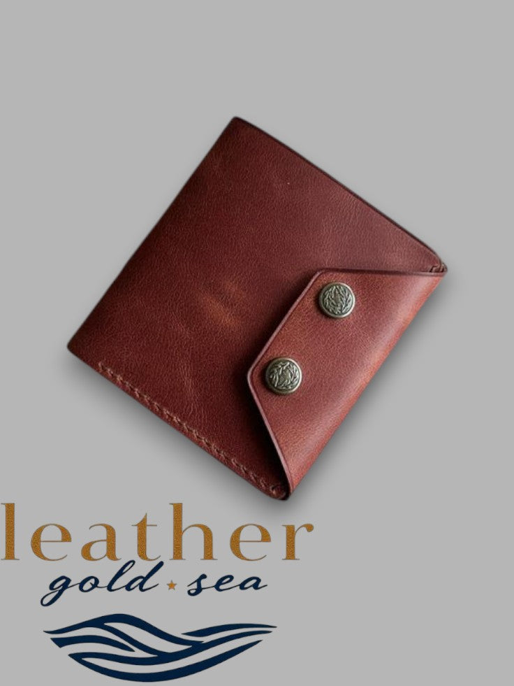 Cowhide Leather Wallet – Brown Wallet for Men
