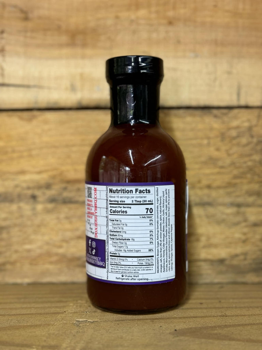 Reeci’s Apple of My Eye – Sweet NC BBQ Sauce (12 oz) — product image