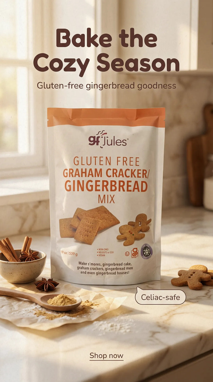 Gluten-Free Graham Cracker & Gingerbread Mix — image 19 of 19 for this product at buyamerican.mom