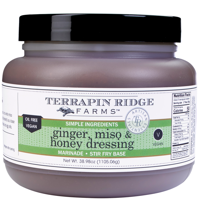 Ginger, Miso & Honey Dressing – Quart – product photo