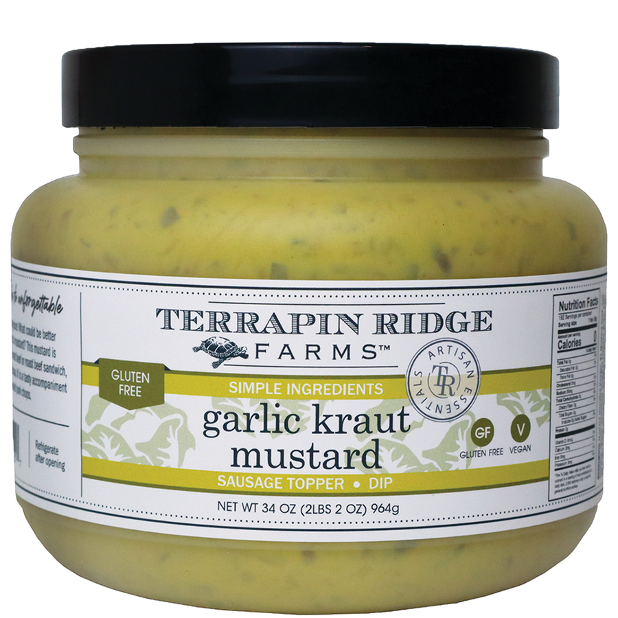 Garlic Kraut Mustard – Quart – product photo